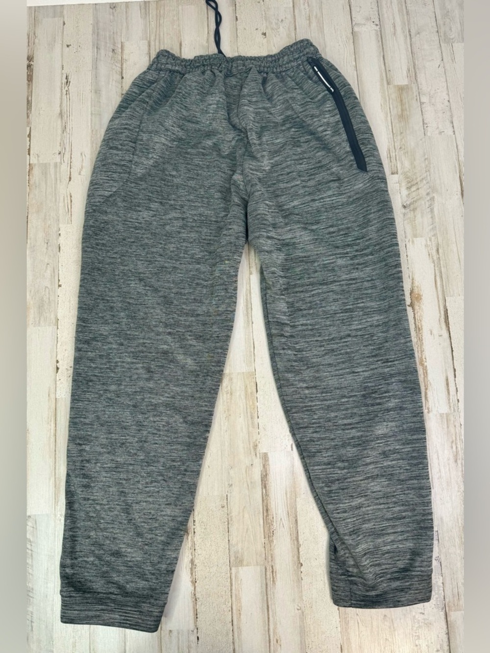 Nike Men's Gray Sweatpants Size Large Elastic Waist Activewear - Picture 7 of 9